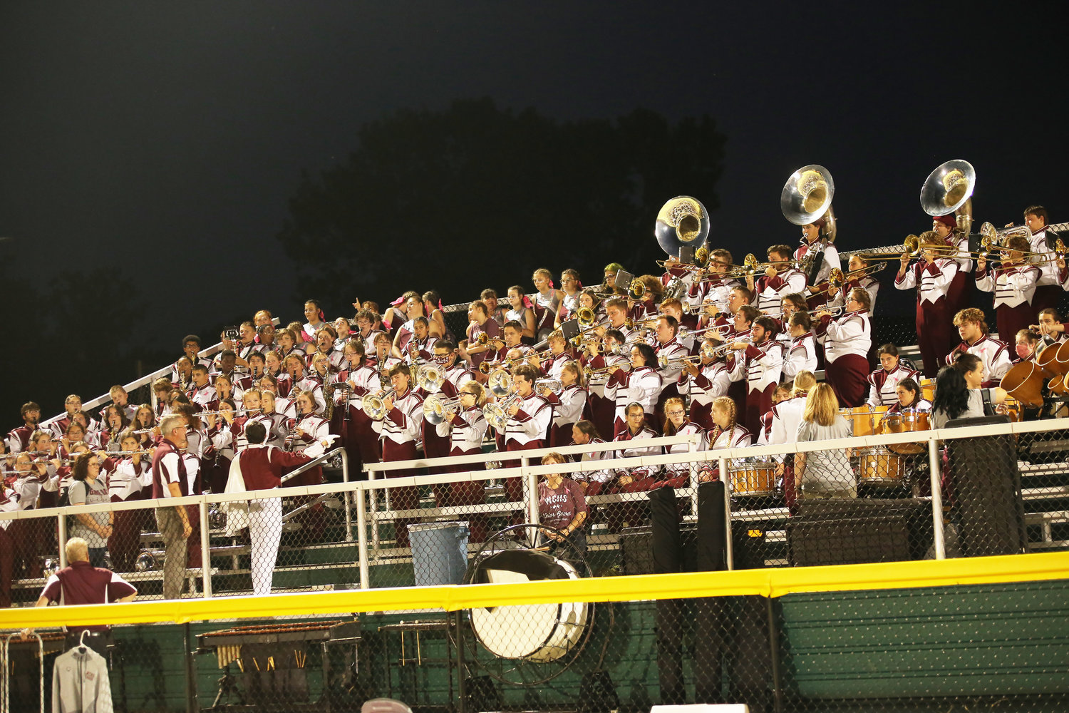 White County High School Marching Band keeps the crowd entertained. (Photo by JULIA MORRIS PHOTOGRAPHY)